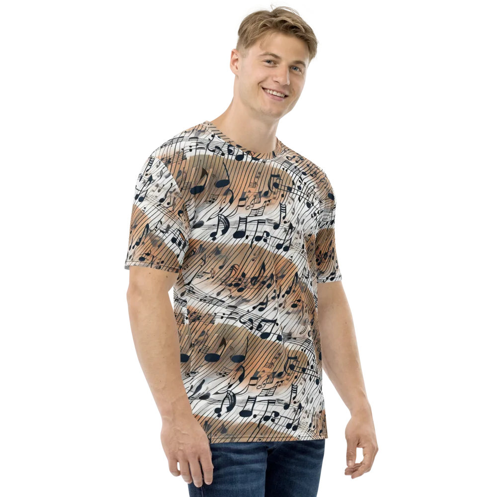 Sonic Drift on Men's Crew Neck T-Shirt — Right