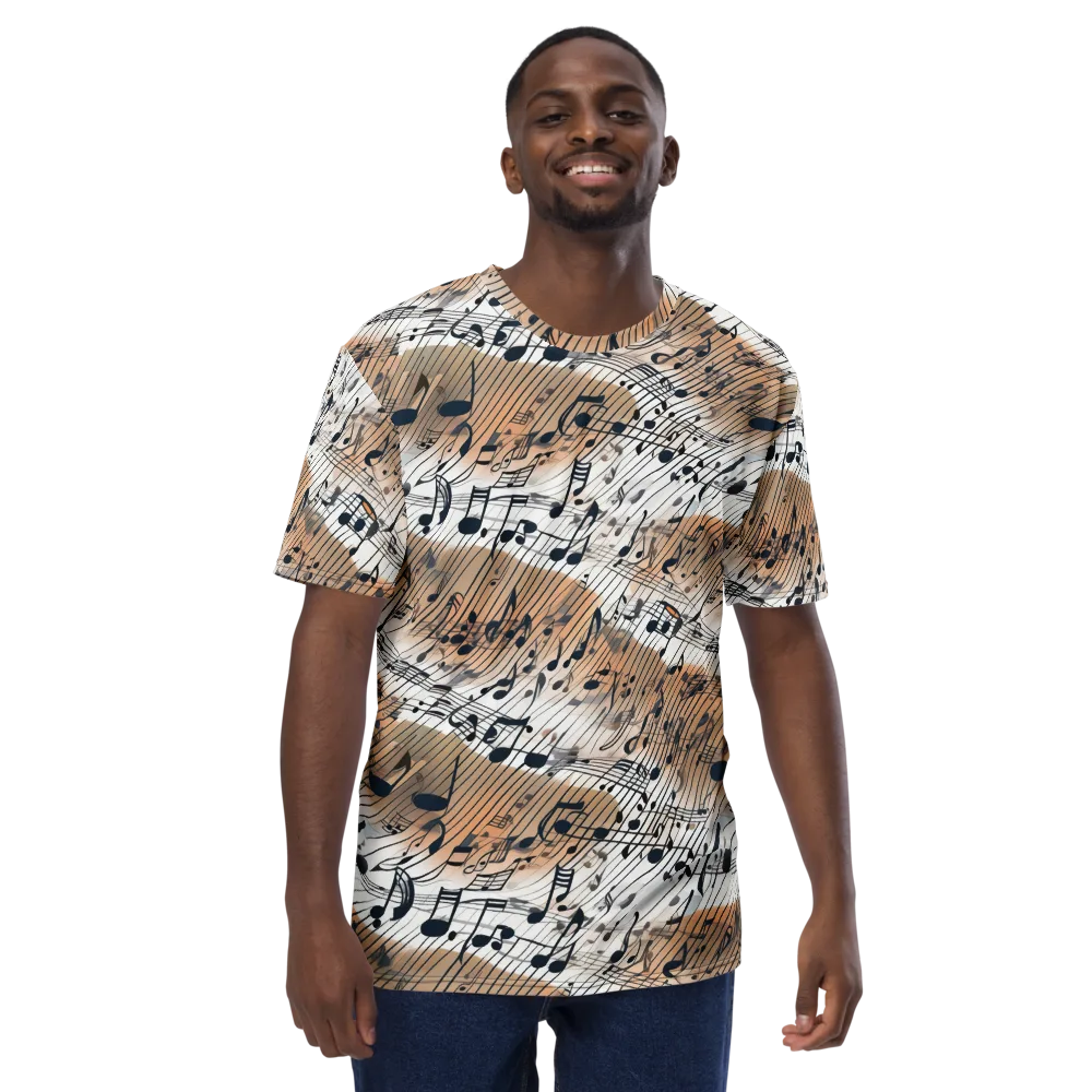 Sonic Drift on Men's Crew Neck T-Shirt — Front