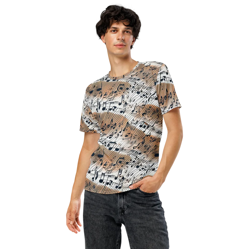 Sonic Drift on Men's Crew Neck T-Shirt — Front