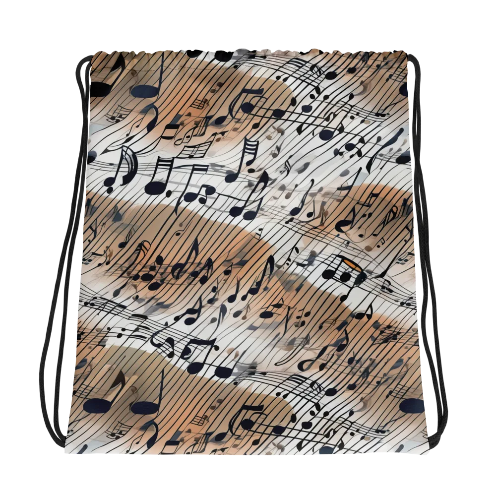 Sonic Drift on Drawstring Bag — Photo