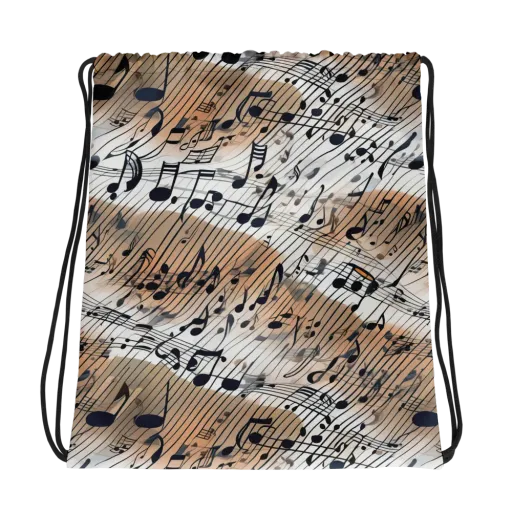 Sonic Drift on a Drawstring Bag