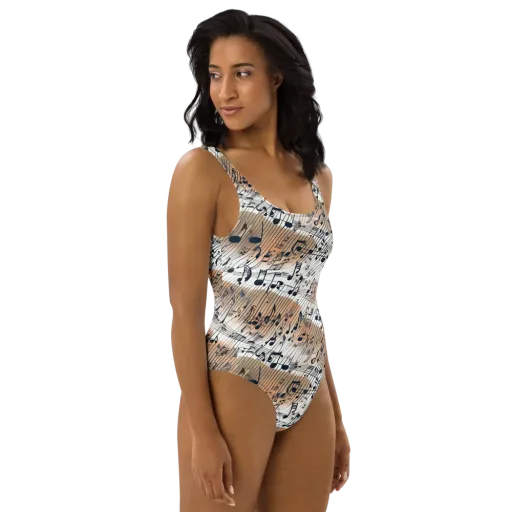 Sonic Drift on a One-Piece Swimsuit