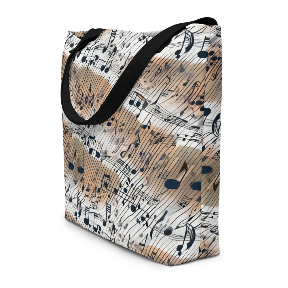 Sonic Drift on Large Tote Bag W/ Pocket — Front