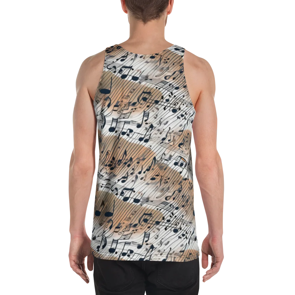 Sonic Drift on Men's Tank Top — Back