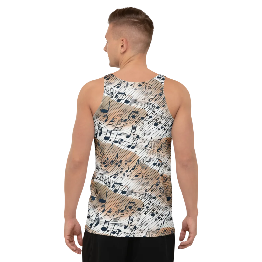 Sonic Drift on Men's Tank Top — Back