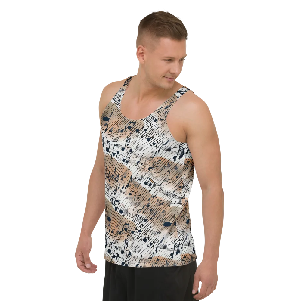 Sonic Drift on Men's Tank Top — Left Front