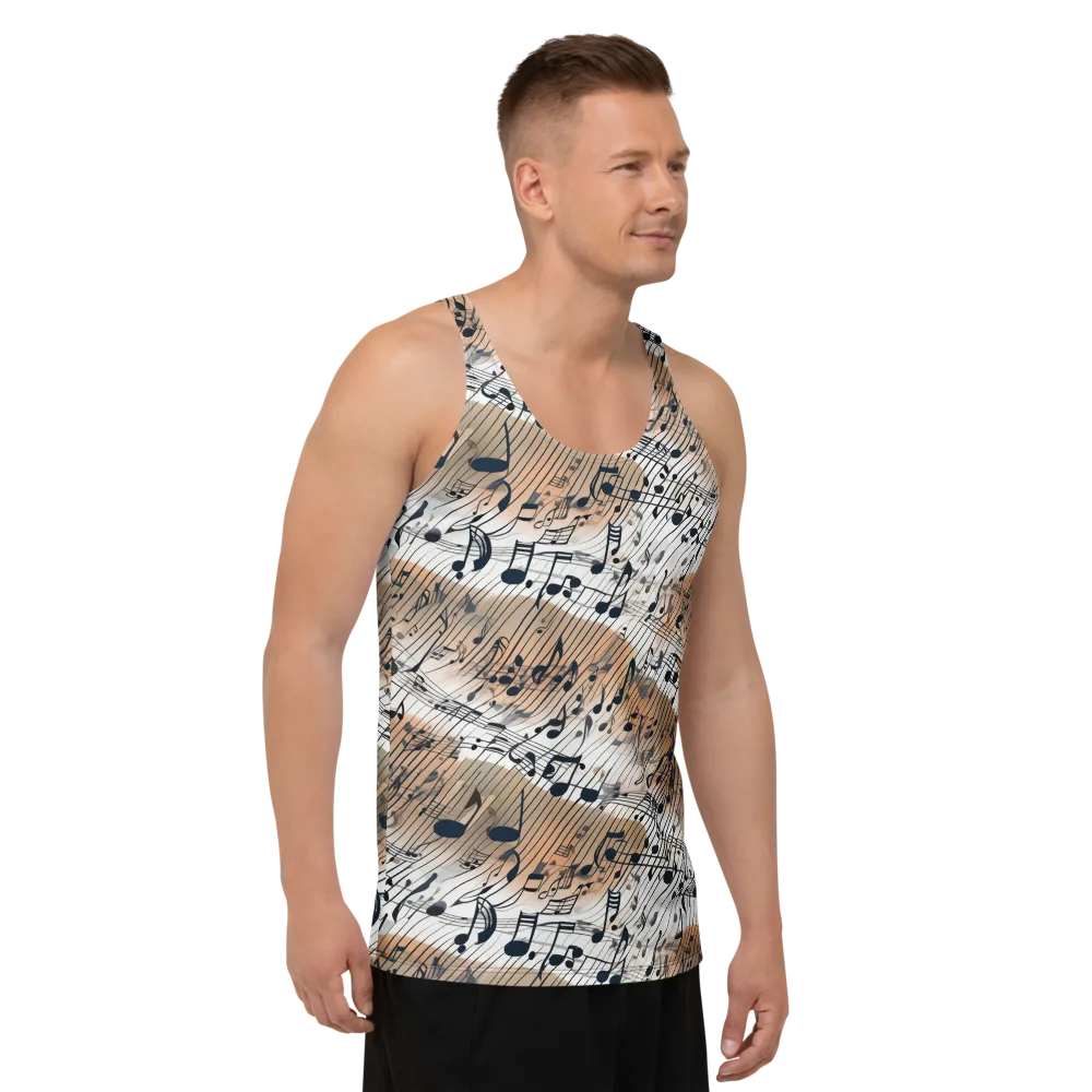 Sonic Drift on Men's Tank Top — Right Front