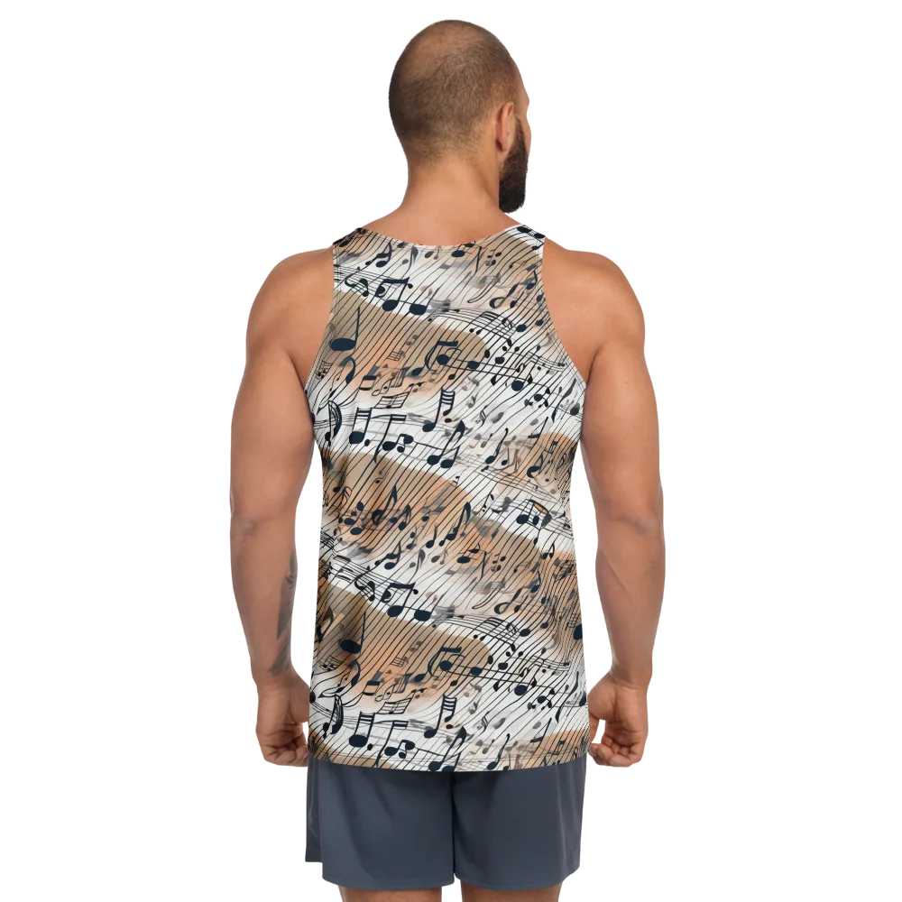 Sonic Drift on Men's Tank Top — Back