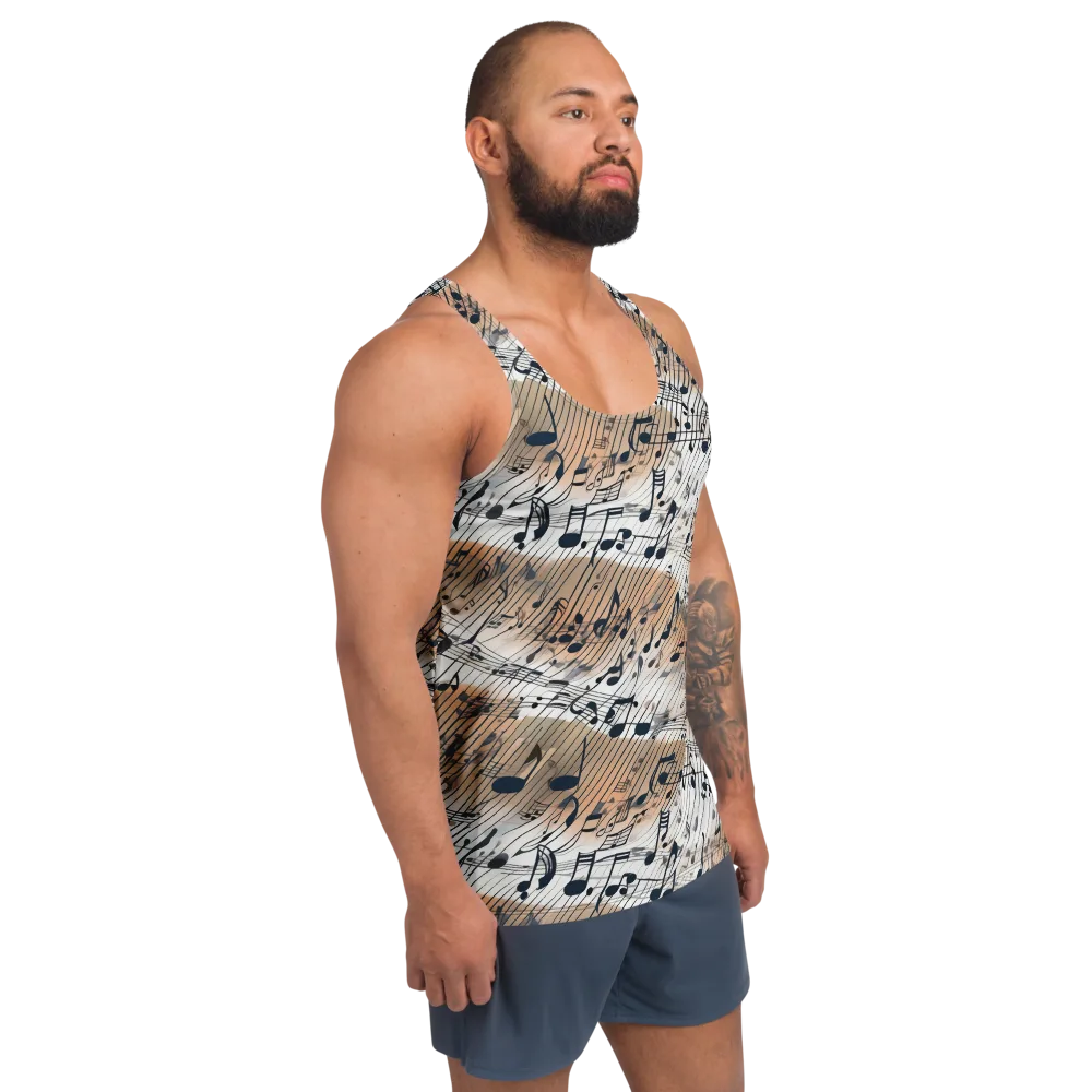 Sonic Drift on Men's Tank Top — Right Front