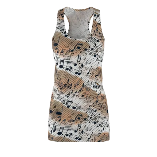 Sonic Drift on a Racerback Dress