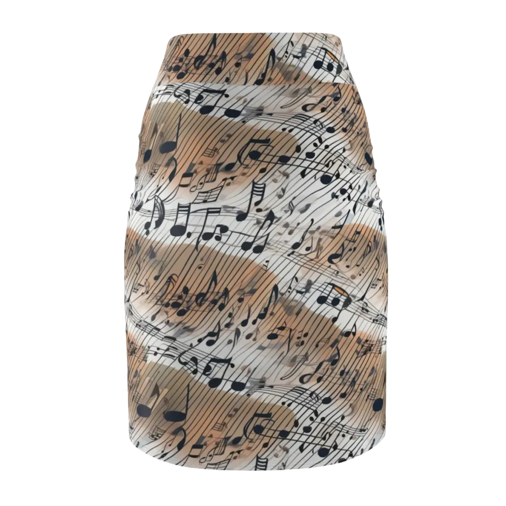 Sonic Drift on Pencil Skirt — Back