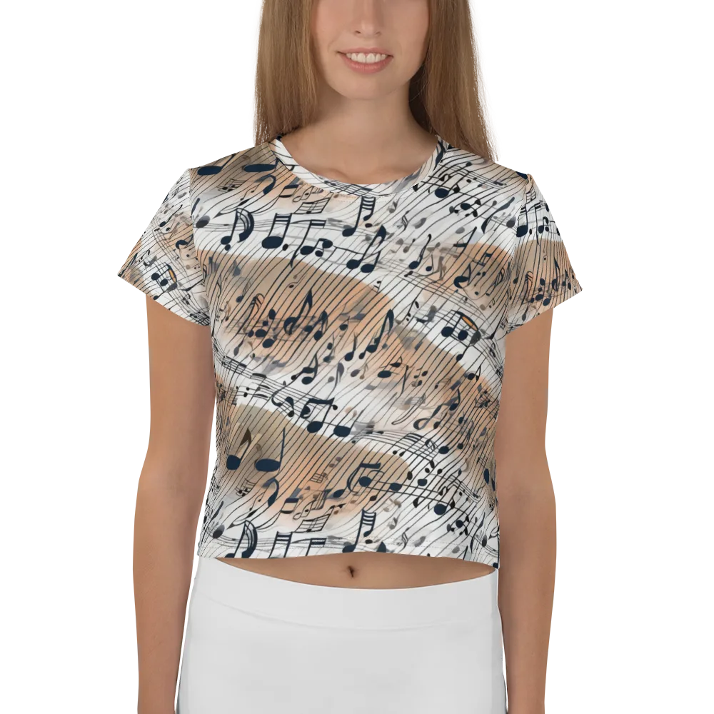 Sonic Drift on Crop Tee — Front
