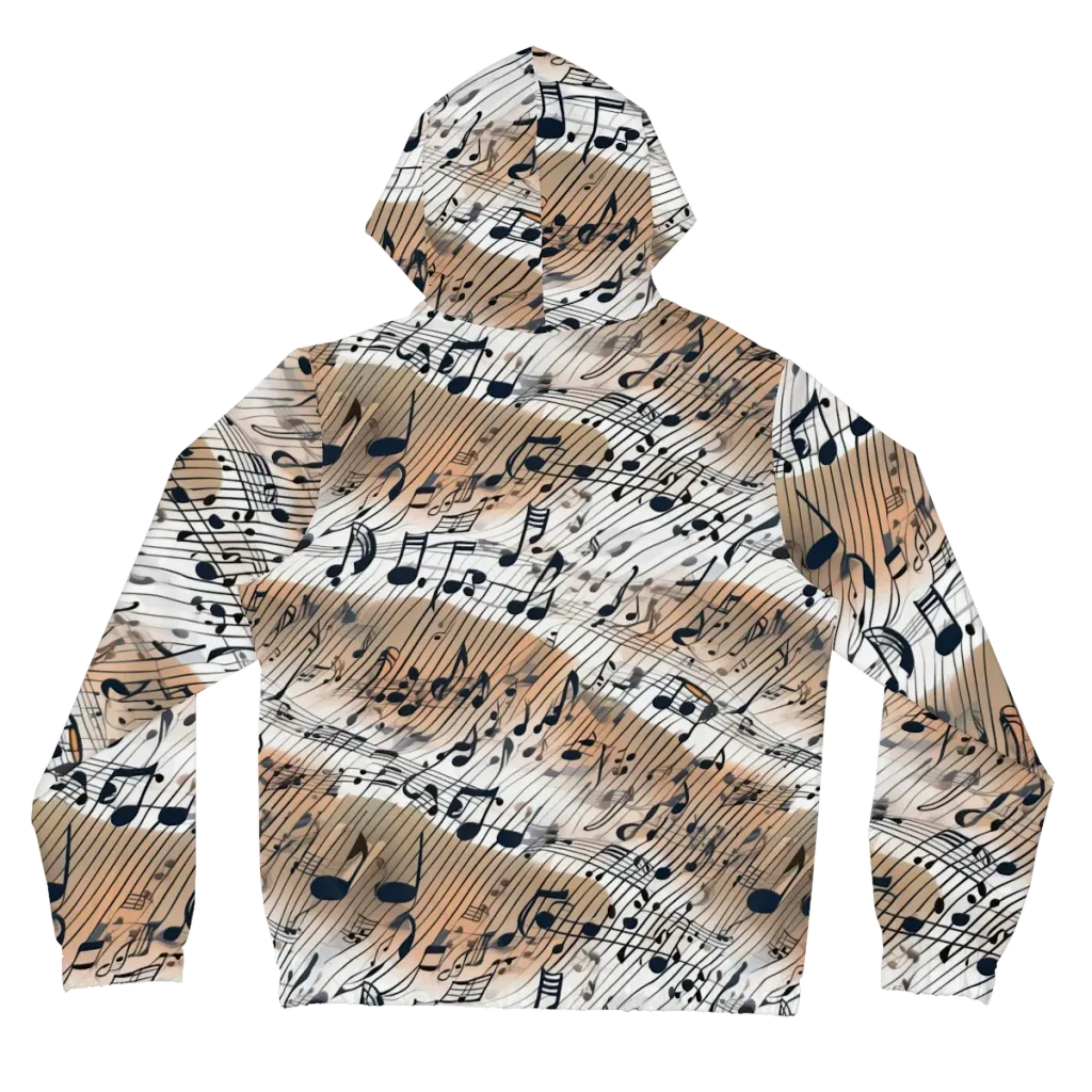 Sonic Drift on Women's Full-Zip Hoodie — Back