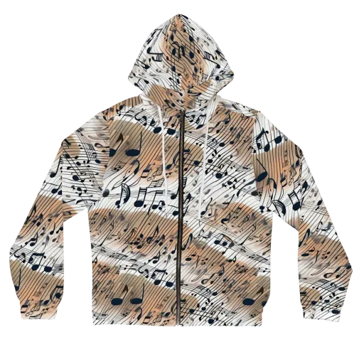 Sonic Drift on a Women's Full-Zip Hoodie
