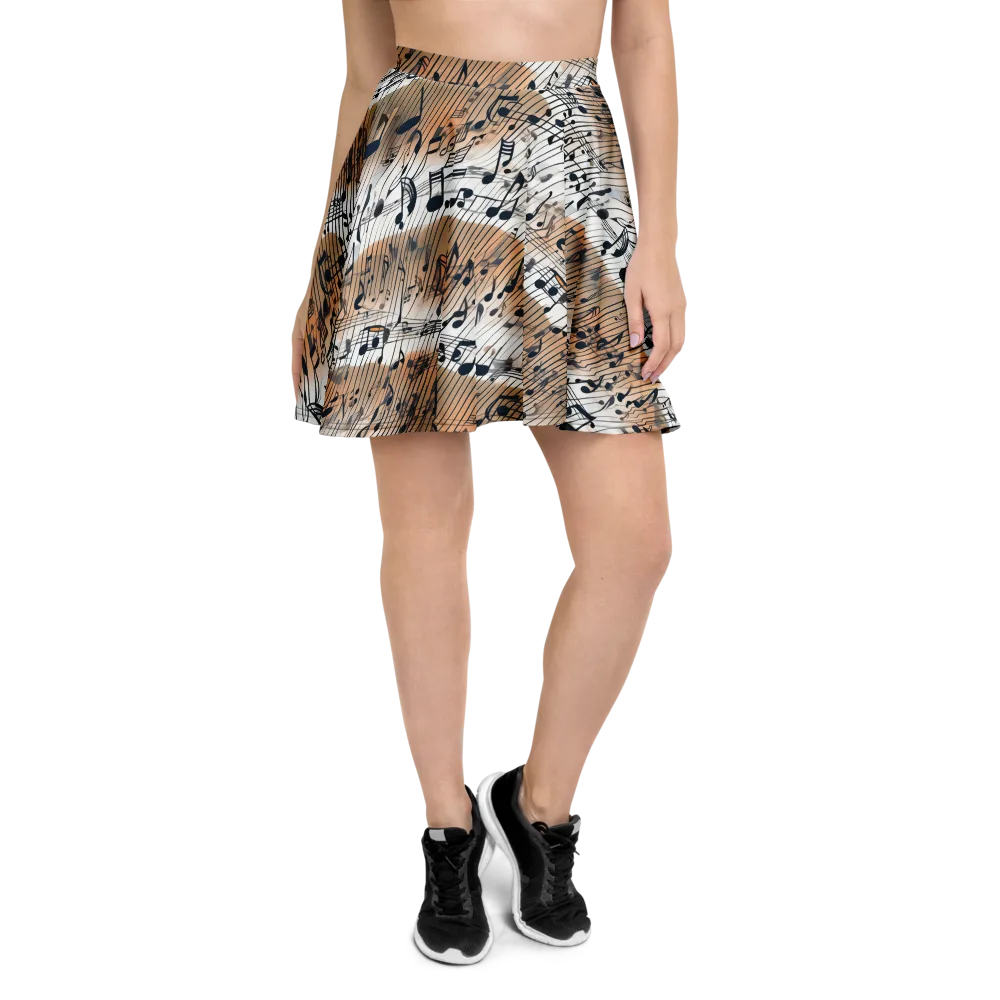 Sonic Drift on Skater Skirt — Front