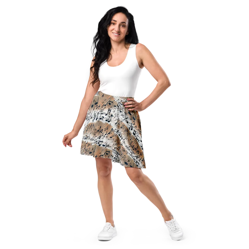 Sonic Drift on Skater Skirt — Front