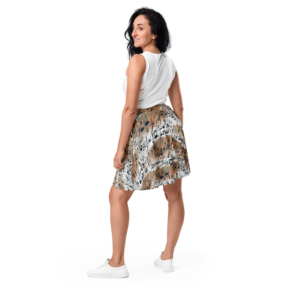 Sonic Drift on Skater Skirt — Back