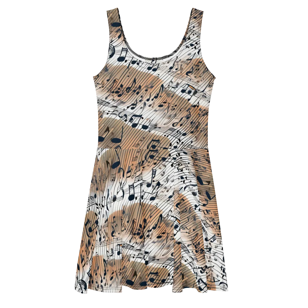 Sonic Drift on Skater Dress — Front