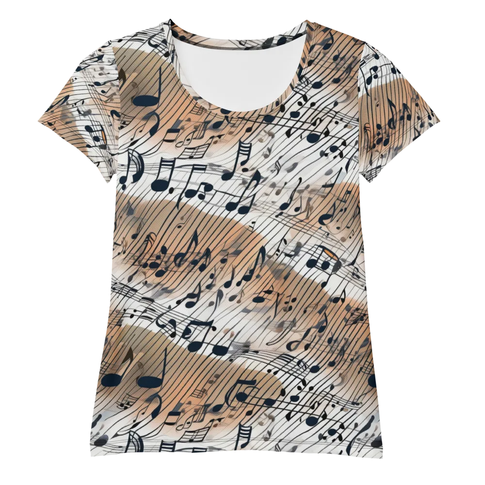 Sonic Drift on Women's Athletic T-Shirt — Front