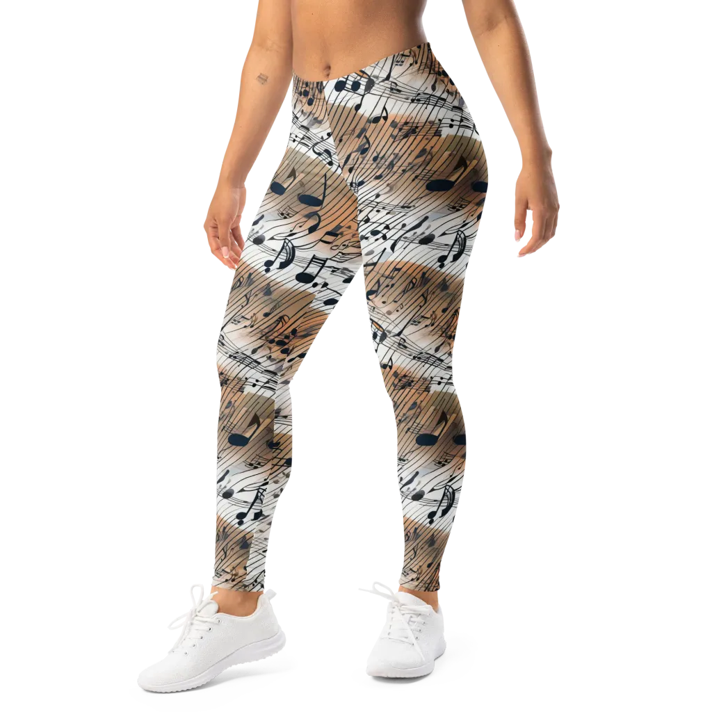 Sonic Drift on Leggings — Left Front