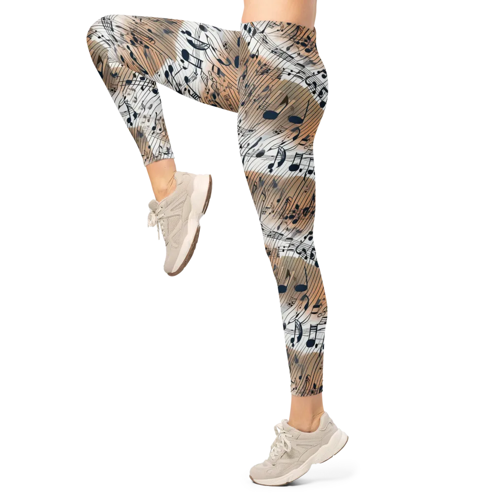 Sonic Drift on Leggings — Left