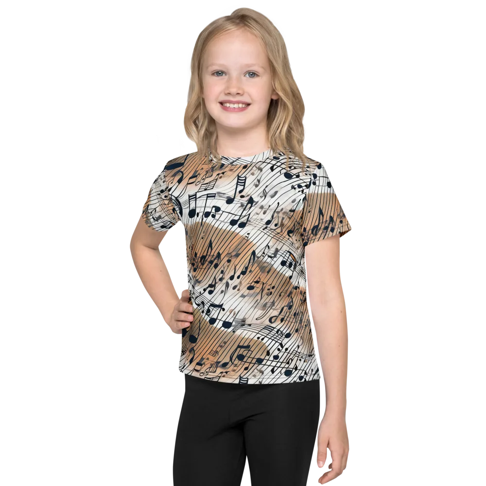 Sonic Drift on Kids Crew Neck T-Shirt — Front