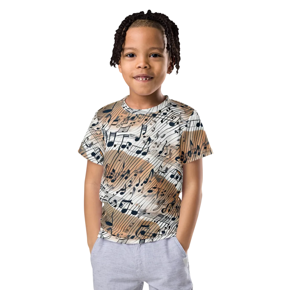 Sonic Drift on Kids Crew Neck T-Shirt — Front