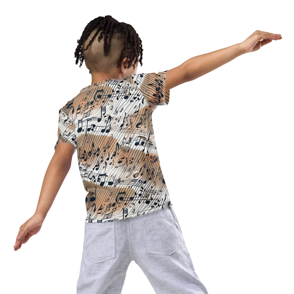 Sonic Drift on Kids Crew Neck T-Shirt — Back