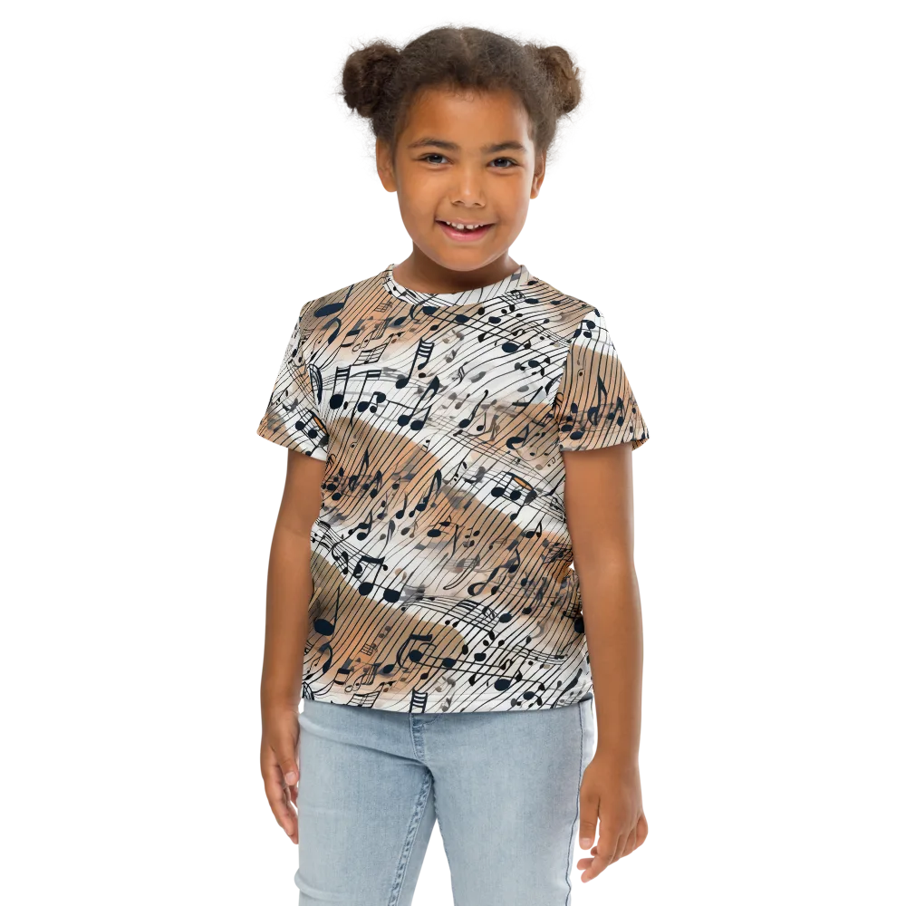 Sonic Drift on Kids Crew Neck T-Shirt — Front