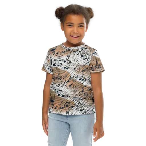 Sonic Drift on a Kids Crew Neck T-Shirt