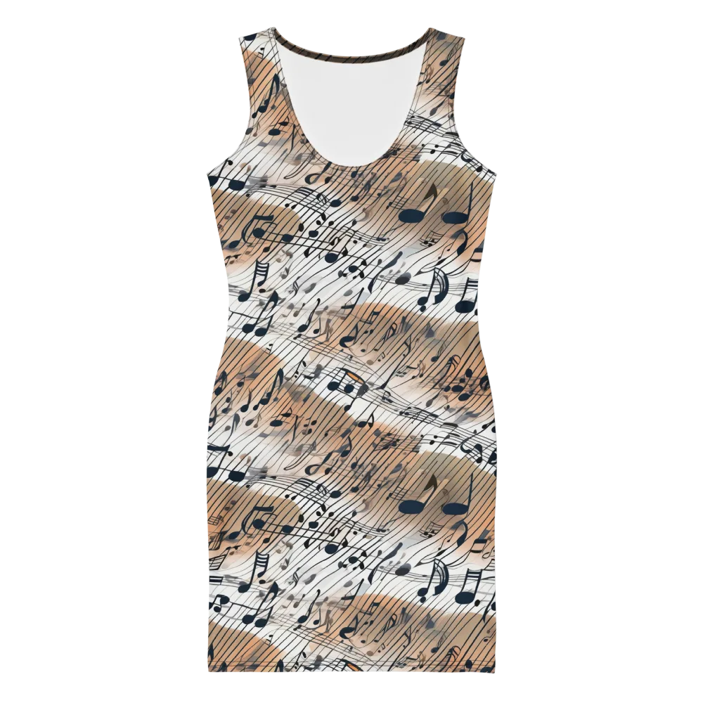 Sonic Drift on Bodycon Dress — Front