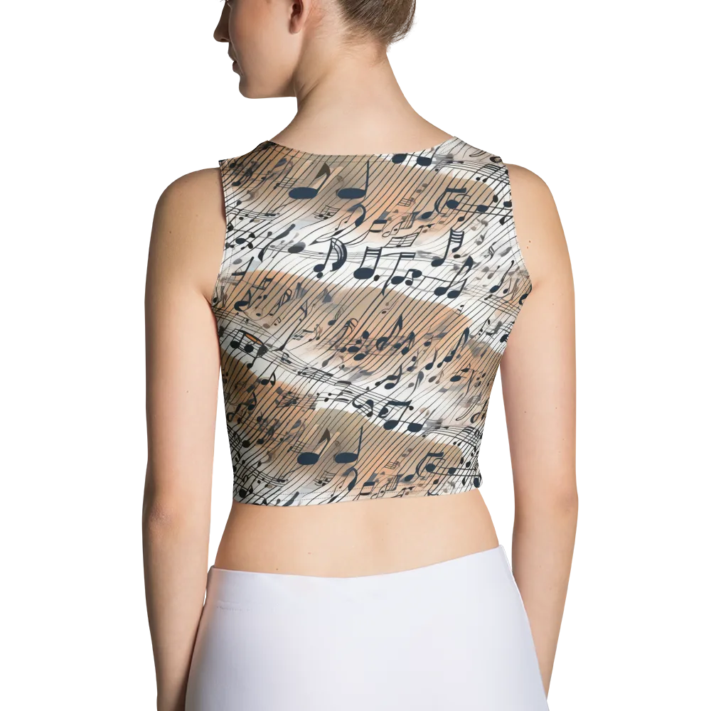 Sonic Drift on Crop Top — Back