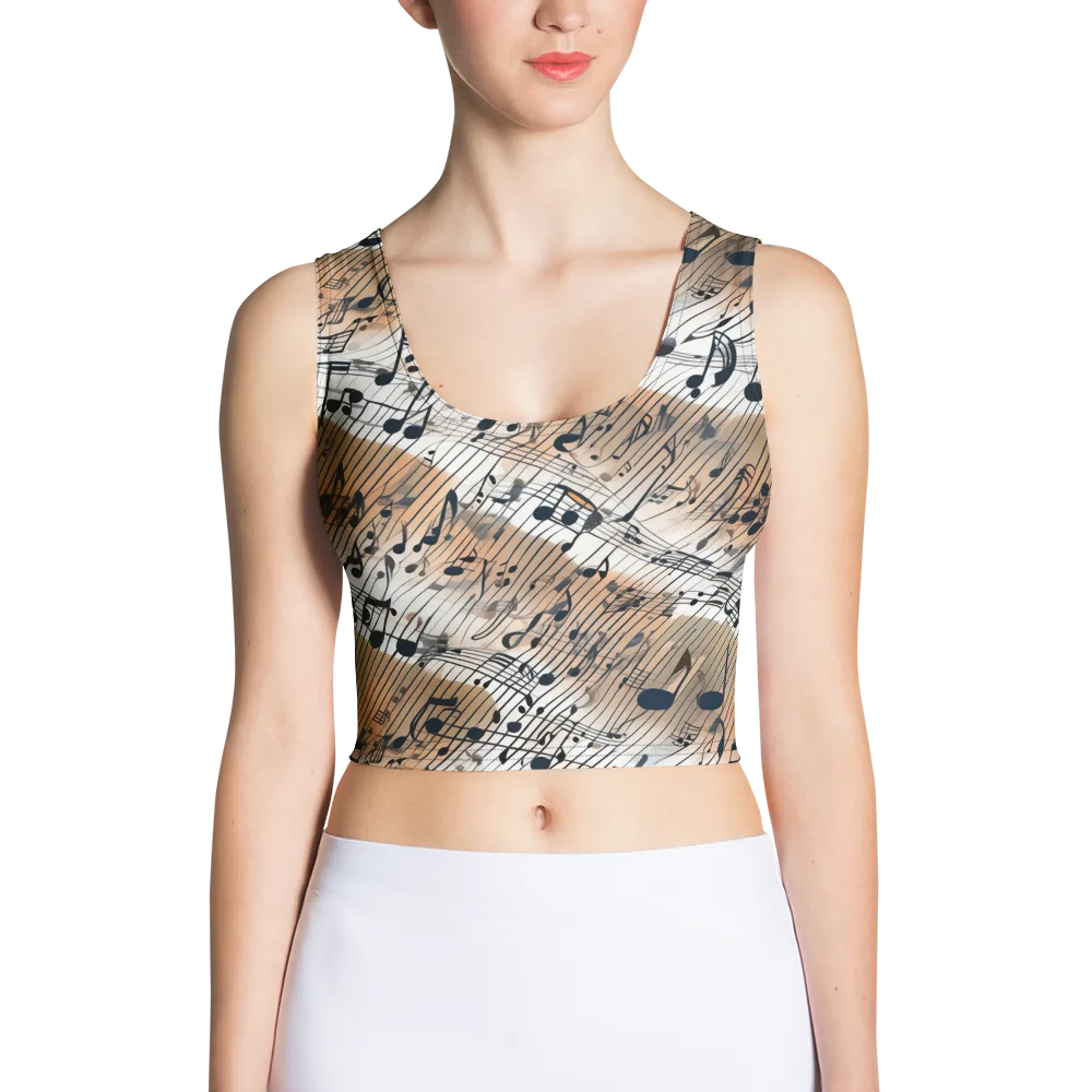 Sonic Drift on Crop Top — Front