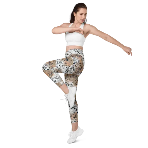 Sonic Drift on a Leggings with Pockets