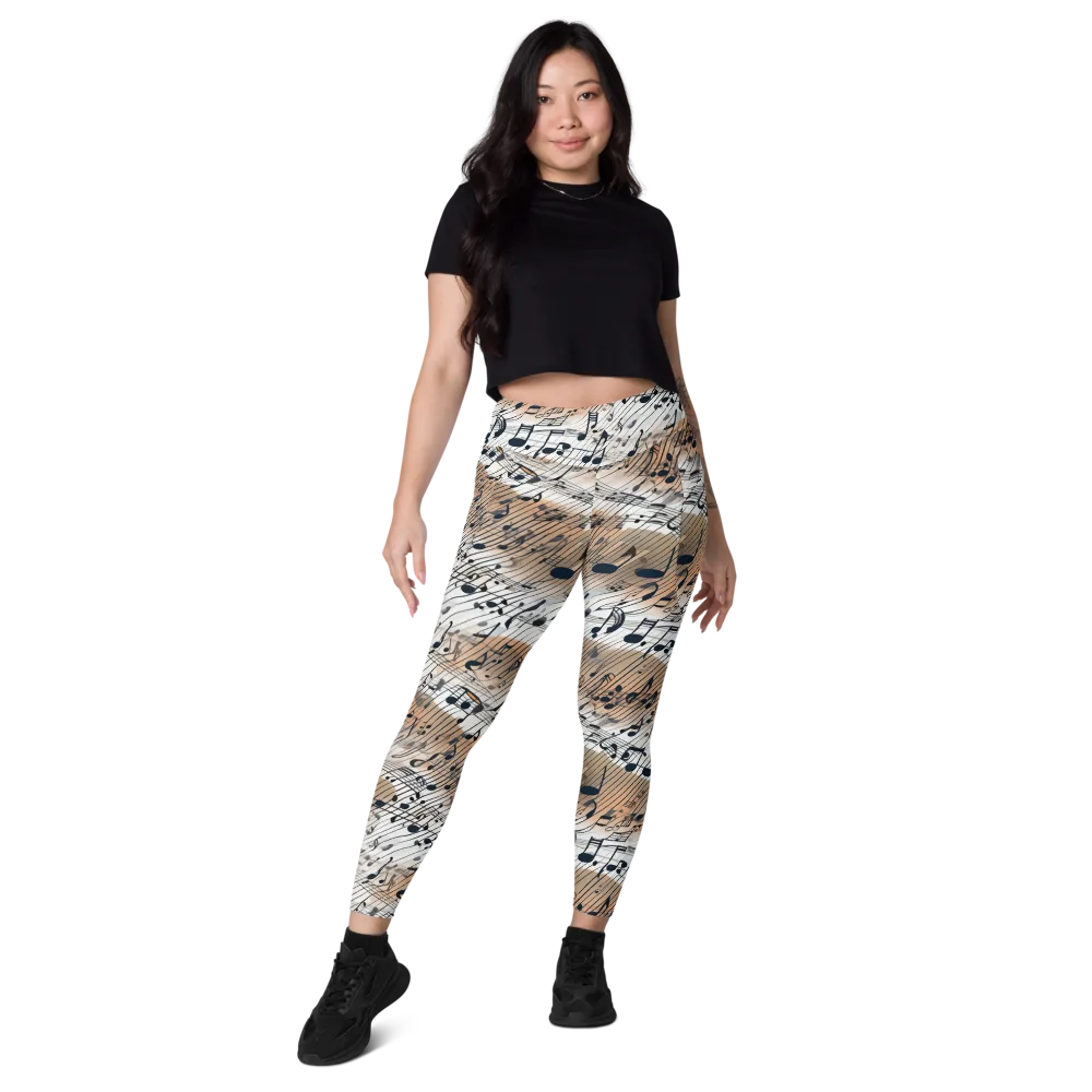 Sonic Drift on Leggings with Pockets — Front