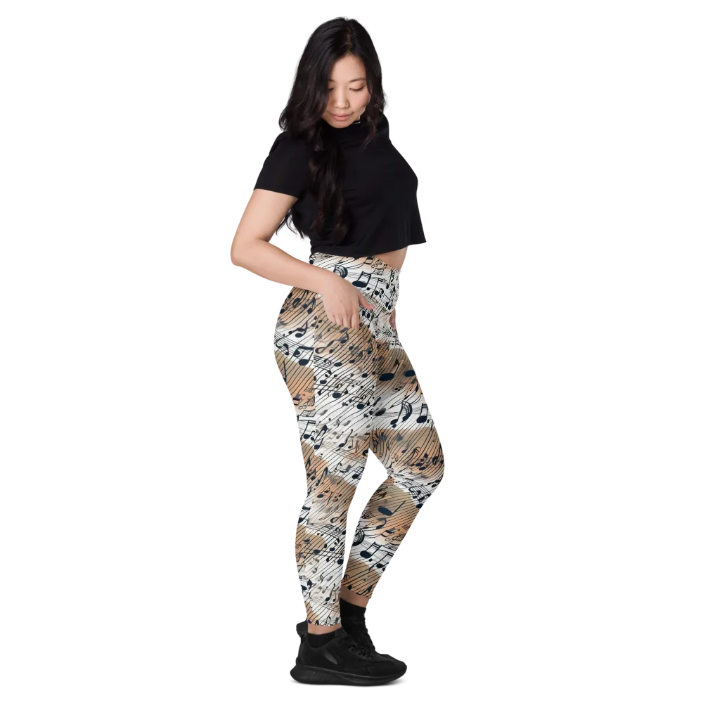 Sonic Drift on Leggings with Pockets — Right