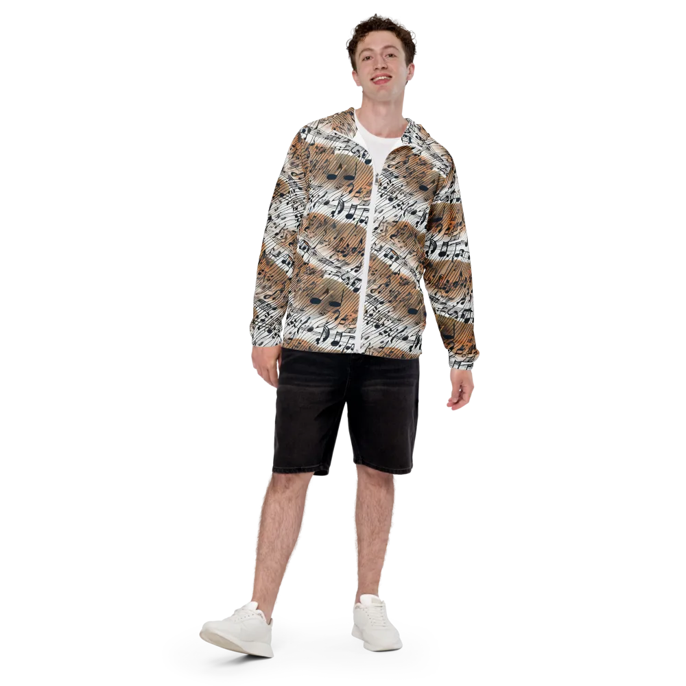 Sonic Drift on Men's Windbreaker — Front