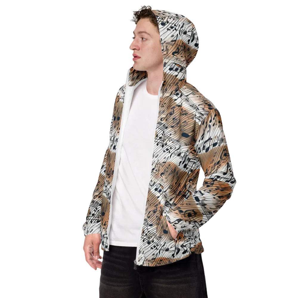 Sonic Drift on Men's Windbreaker — Left Front