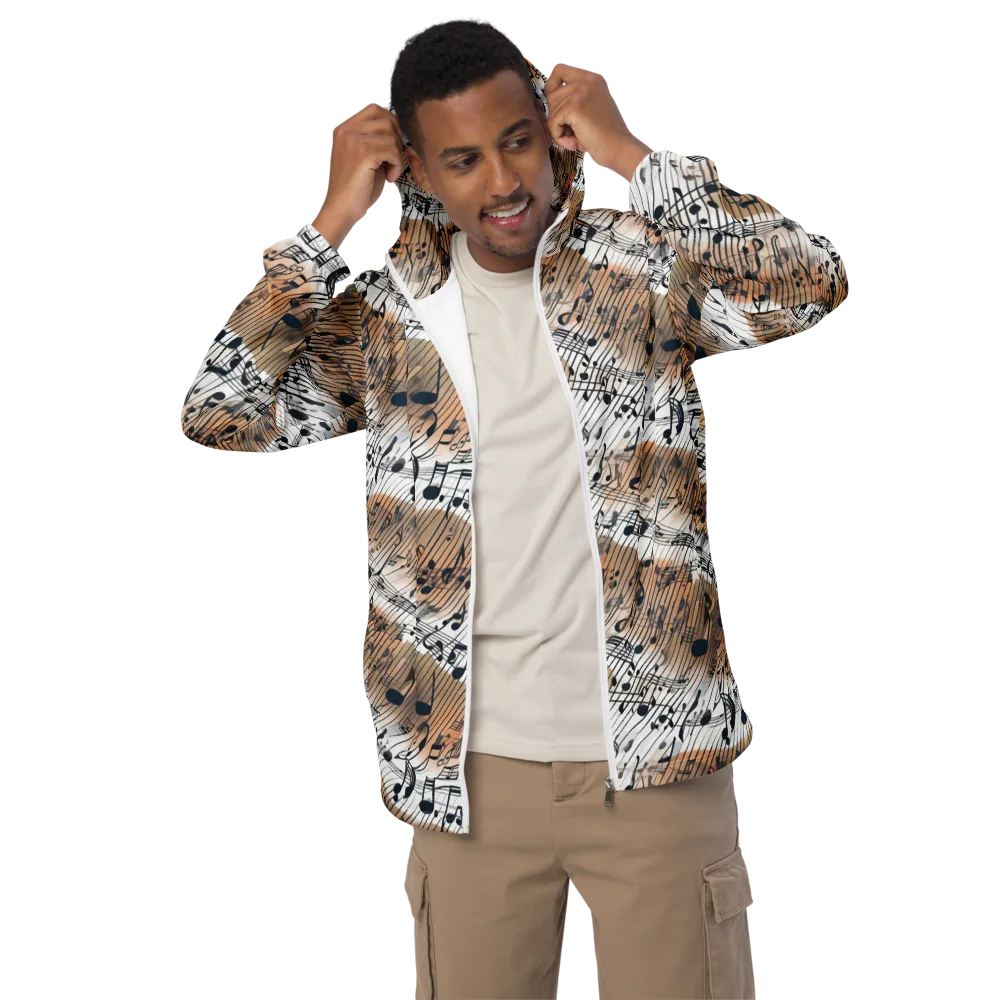 Sonic Drift on Men's Windbreaker — Front