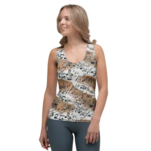 Sonic Drift on a Women's Tank Top