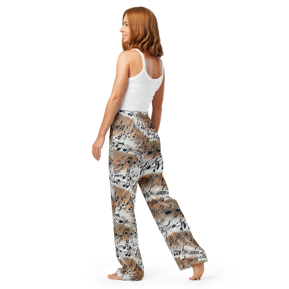 Sonic Drift on Women's Pajama Pants — Back