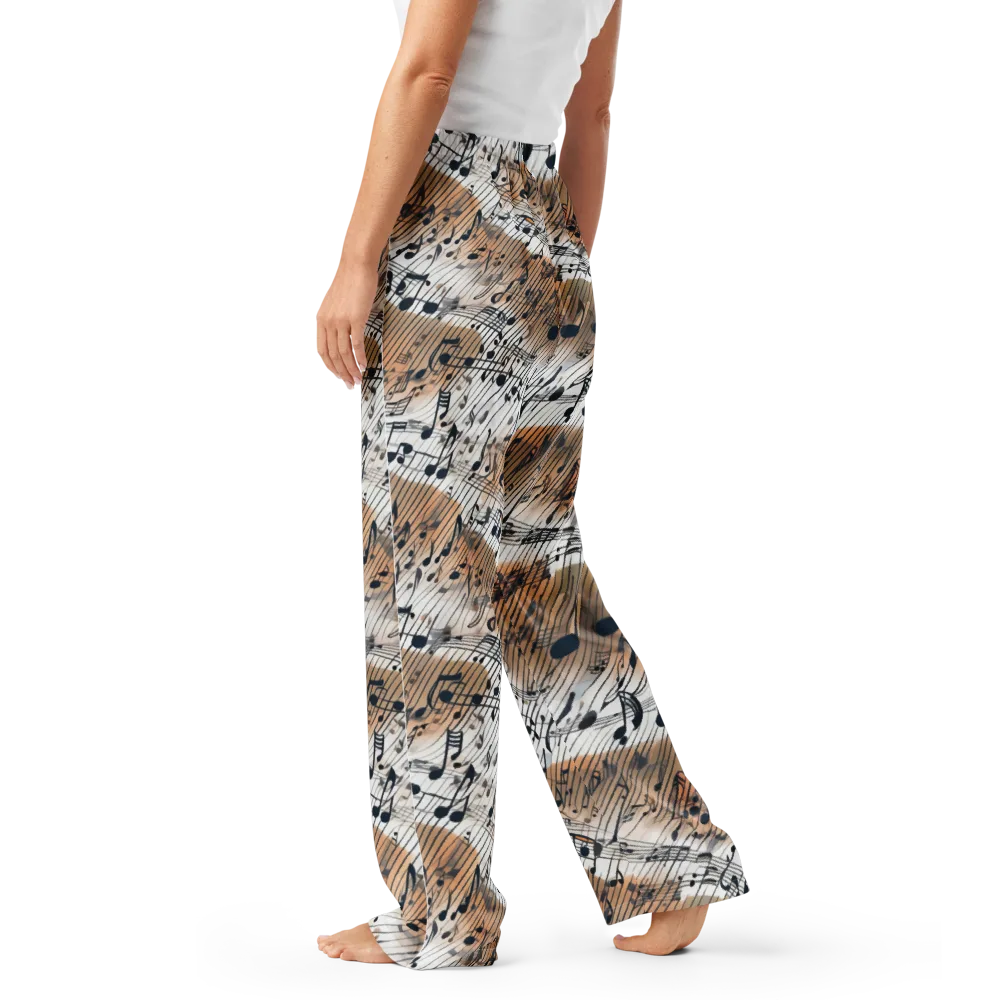 Sonic Drift on Women's Pajama Pants — Left