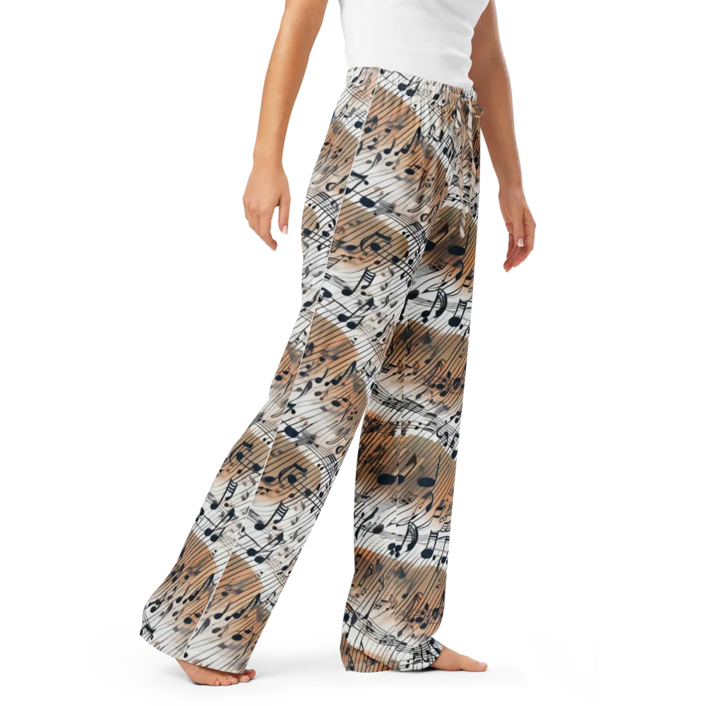 Sonic Drift on Women's Pajama Pants — Right Front