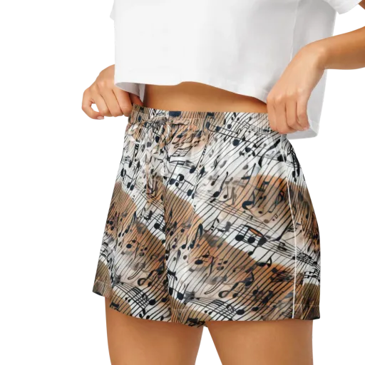 Sonic Drift on a Women's Pajama Shorts