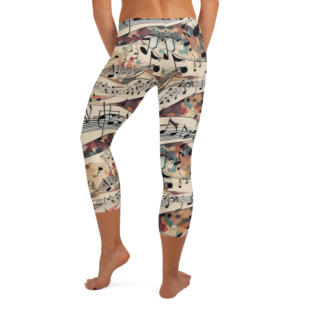 Melody Current on Capri Leggings — Back