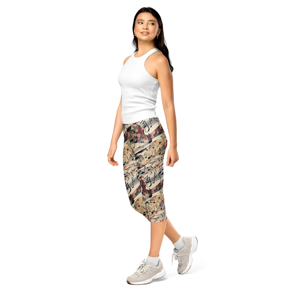Melody Current on Capri Leggings — Left Front