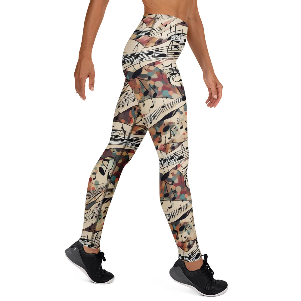 Melody Current on Yoga Leggings — Right