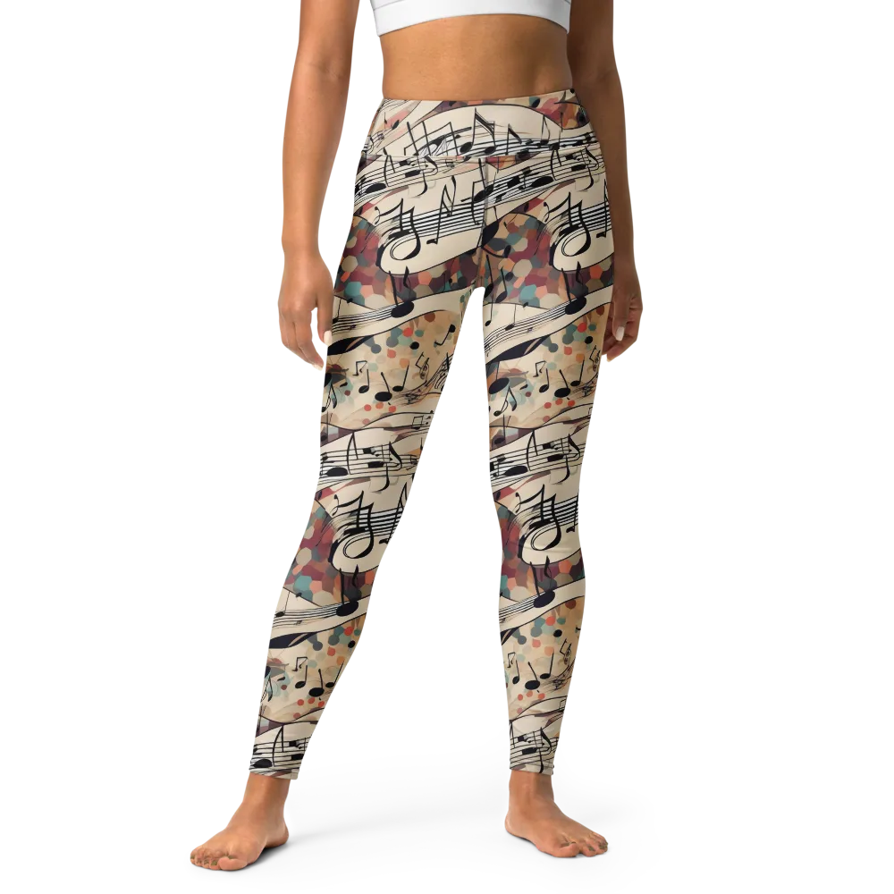 Melody Current on Yoga Leggings — Front