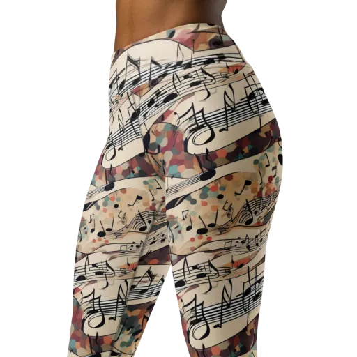 Melody Current on a Yoga Leggings