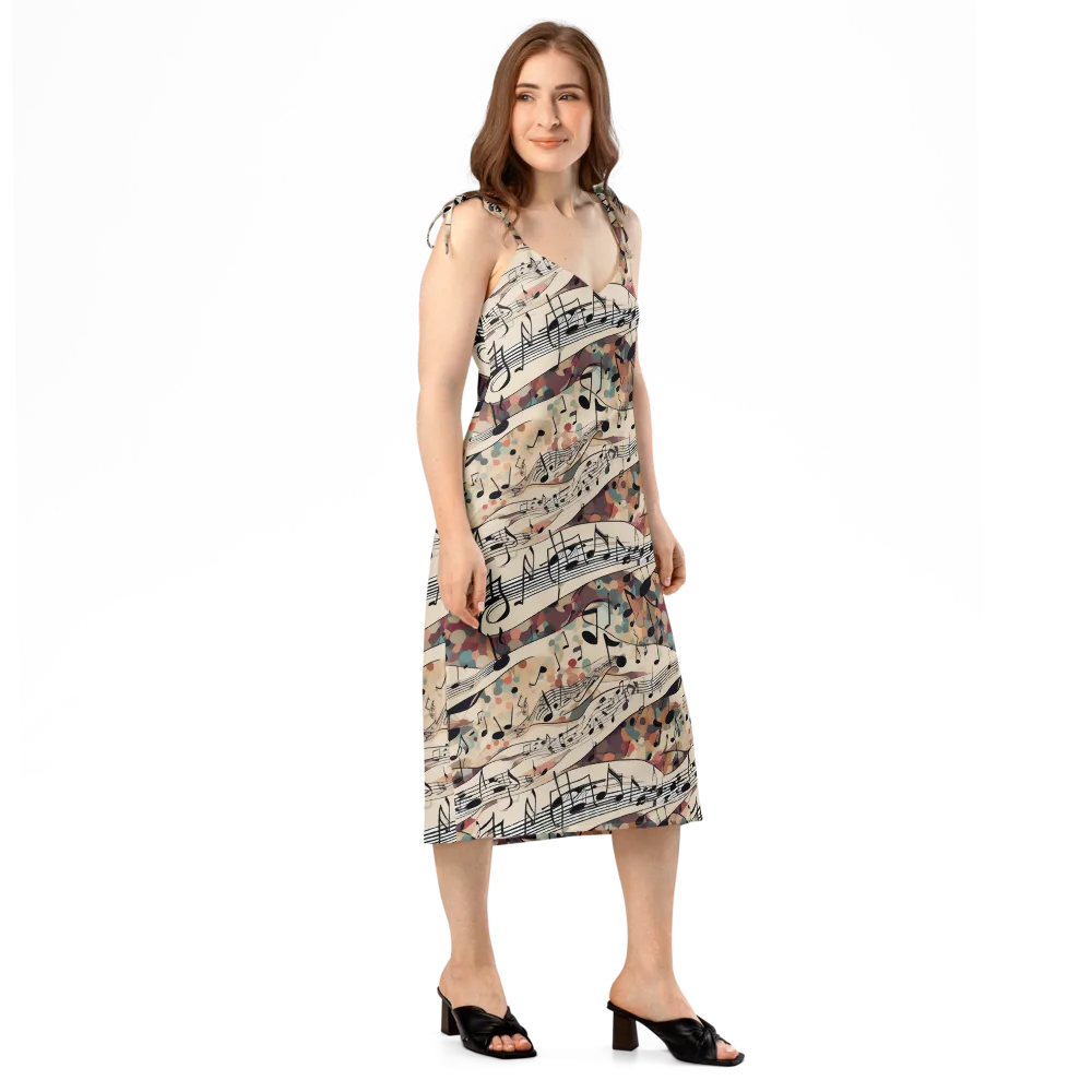 Melody Current on Slip Dress — Right Front